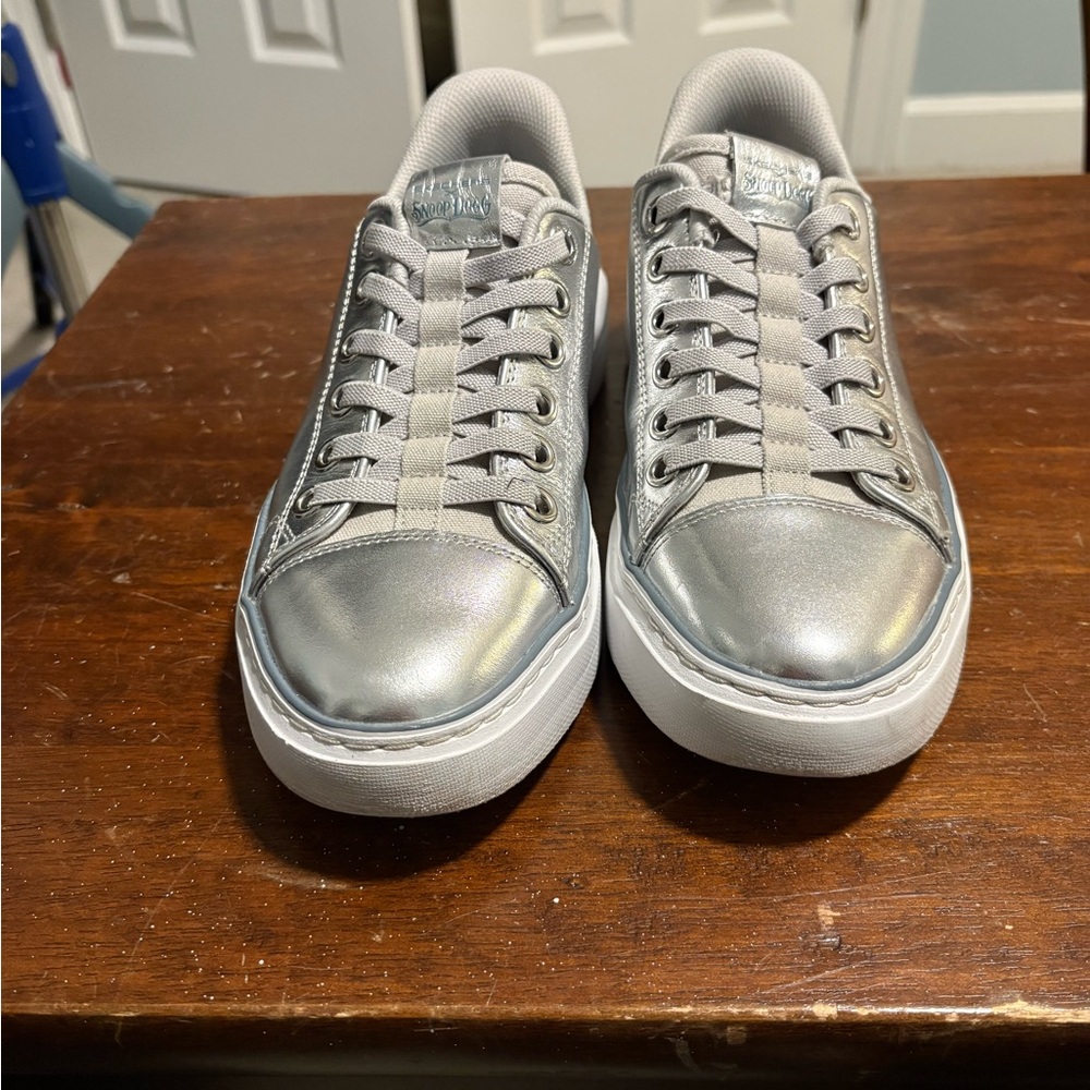 Silver Women’s SnoopDogg for Skechers slip-ins